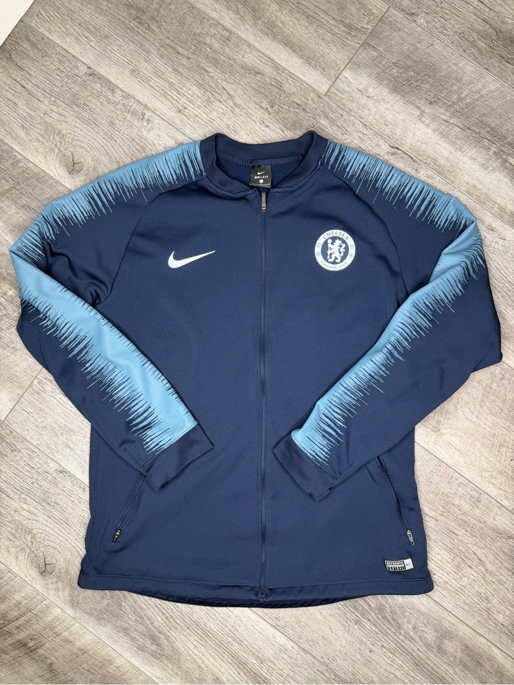 Nike Chelsea FC Dri Fit Soccer Full Zip Track Jacket L